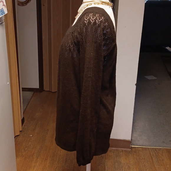 STUDIO Y DARK BROWN SWEATER - Picture 4 of 6
